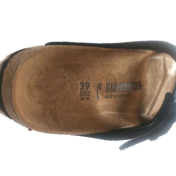 Birkenstock Arizona Sandals Womens Size 8 - 8.5 Black Metallic Stone Narrow EU39 - Picture 2 of 9